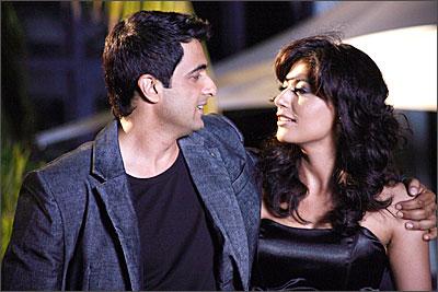 Sanjay Suri and Chitrangda Singh in a still from Sorry Bhai