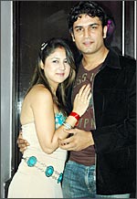 Sharad with wife, Keerti