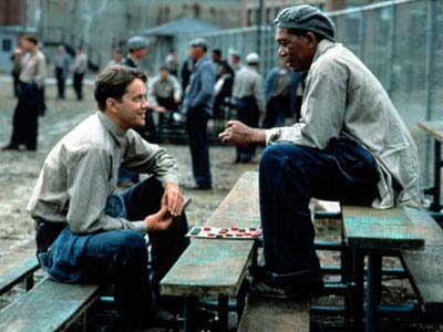 A scene from The Shawshank Redemption