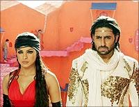 Priyanka Chopra and Abhishek Bachchan in Drona