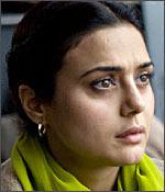 Preity Zinta in a still from Heaven on Earth