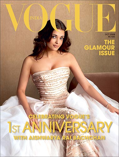  cover on the October issue of Vogue India magazine.