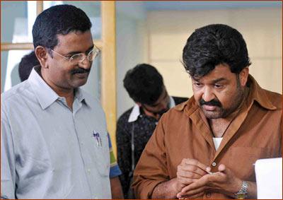 Blessy and Mohanlal