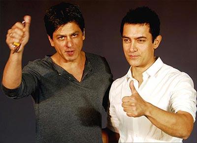 Shah Rukh Khan and Aamir Khan