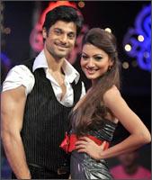 Hanif Hilal and Gauhar Khan