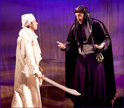 Tarun Singh and Mohan Kapoor in a scene from The Alchemist