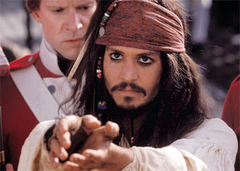 A scene from Pirates of the Caribbean: The Curse Of The Black Pearl