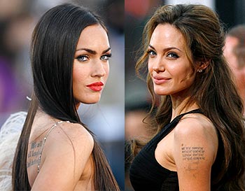 Angelina Jolie and Megan Fox