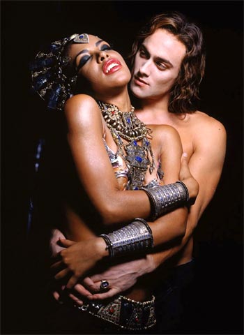 Aaliyah and Stuart Townsend