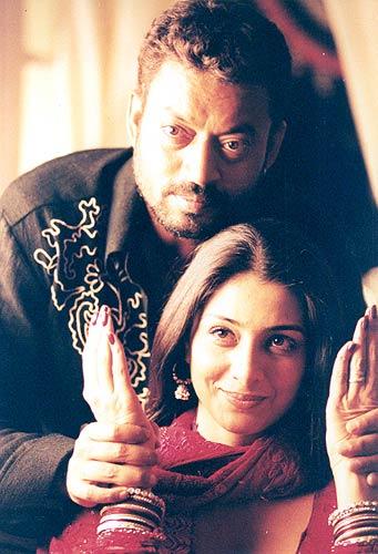 Irrfan Khan and Tabu in a scene from Maqbool