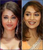 Aishwarya Rai Bachchan and Madhuri Dixit Nene