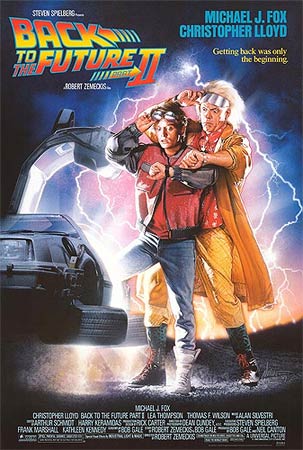 A poster of Back To The Future 2