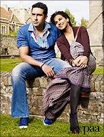 Abhishek Bachchan and Vidya Balan in Paa