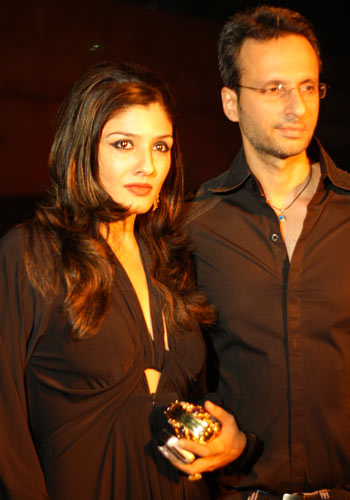 Raveena Tandon and Anil Thadani.