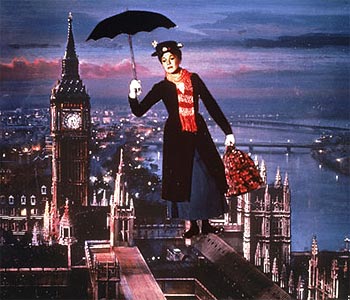 A scene from Mary Poppins