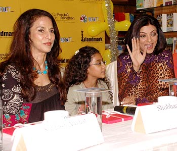 Shobha De, Renee and Sushmita Sen