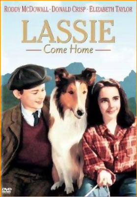 A poster of Lassie Comes Home