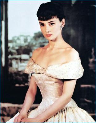 Audrey Hepburn in a scene from Roman Holiday