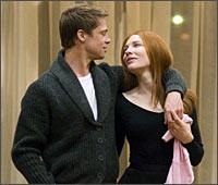 Brad Pitt and Cate Blanchett in a scene from The Curious Case of Benjamin Button