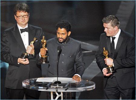 Resul Pookutty at the Oscars