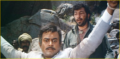 A scene from Sholay