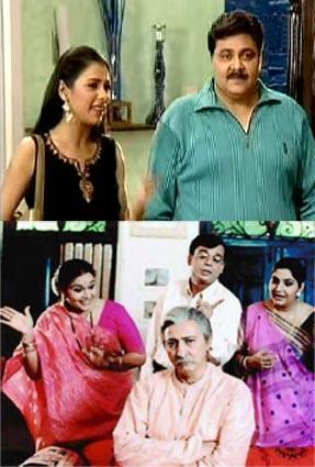 Scenes from Khichdi and Sarabhai v/s Sarabhai