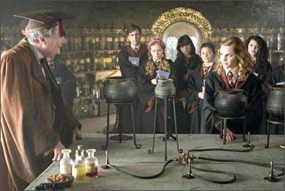 A scene from Harry Potter and the Half-Blood Prince