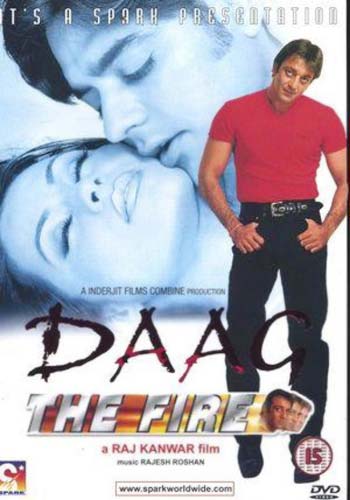A poster of Daag-The Fire