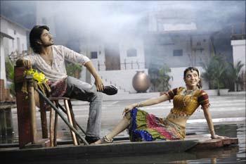 A scene from Magadheera