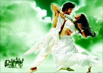 A scene from Magadheera