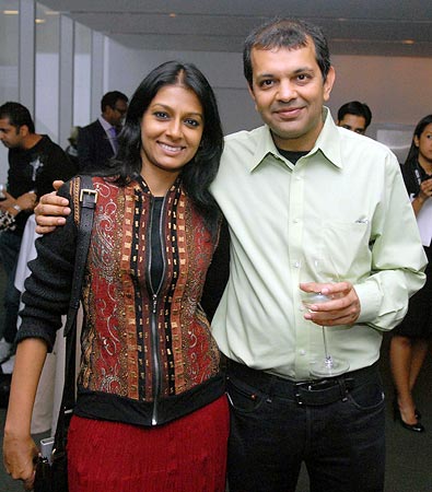 Nandita Das and writer Suketu Mehta