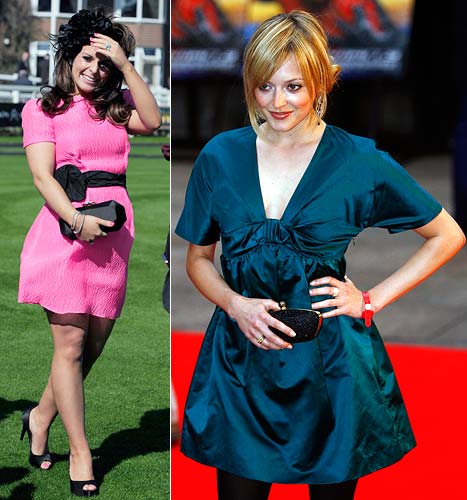 Coleen Rooney and Fearne Cotton