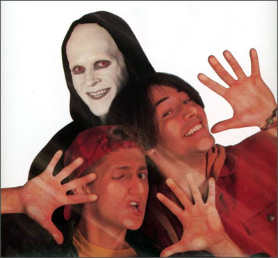 A poster of Bill And Ted's Bogus Journey