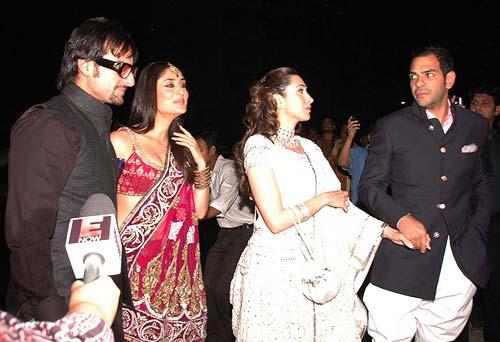 Saif Ali Khan, Kareena Kapoor, Karisma Kapoor and Sanjay Kapur