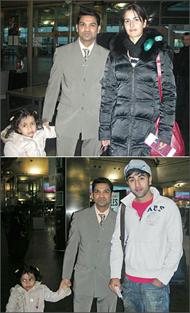 Govind Sodani Spots Katrina Kaif and Ranbir Kapoor at Turkey Airport...