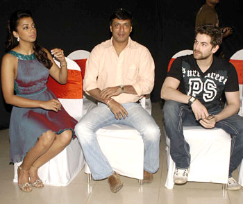 Mugdha Godse, Madhur Bhandarkar and Neil Nitin Mukesh