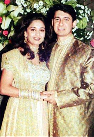 Madhuri Dixit and Shriram Nene