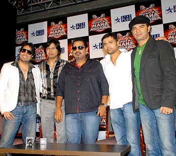 Mika, Shaan, Shankar Mahadevan, Himesh Reshammiya and Mohit Chauhan