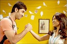 A scene from Wake Up Sid