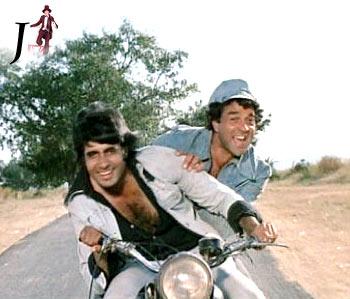 A scene from Sholay