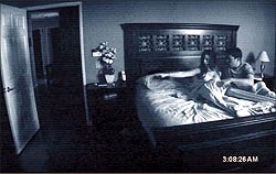 A scene from Paranormal Activity