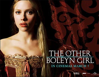Scarlett Johansson in a poster from The Other Boleynn Girl