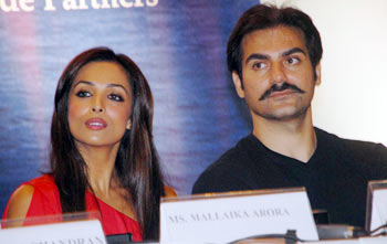 Malaika and Arbaaz Khan