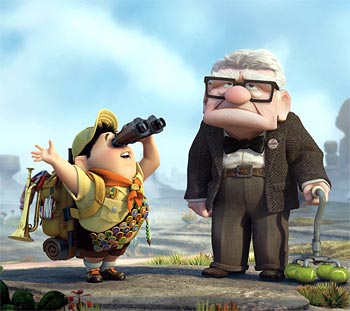 A scene from Up