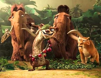 A scene from Ice Age 3D