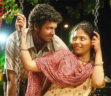 A scene from Angadi Theru