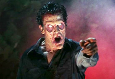 A scene from Evil Dead 2