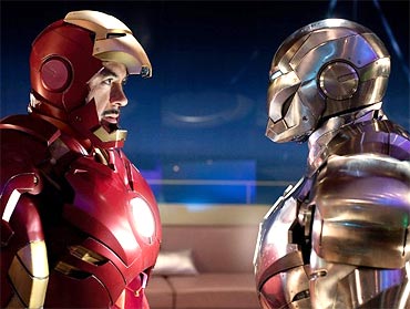 A scene from Iron Man 2