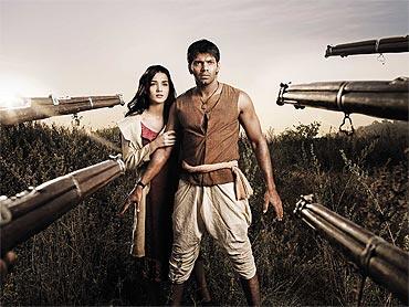 A scene from Madrasapattinam