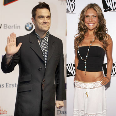 Robbie Williams and Ayda Field